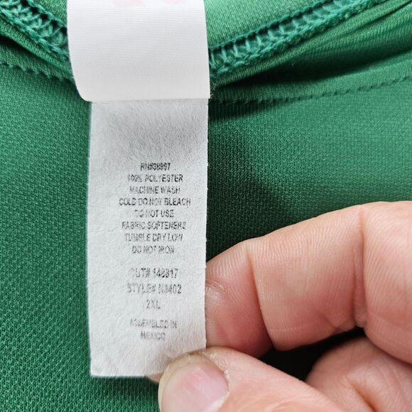 A4 Mens Graphic Tee Shirt Green Size 2XL 100% Polyester Short Sleeve Pullover - Picture 6 of 12